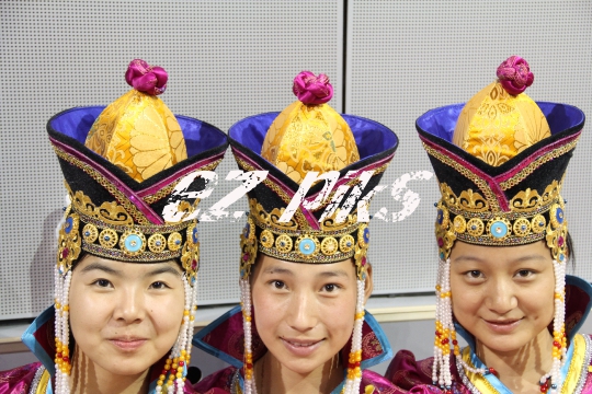 Chinese Performing Ladies in Xinjiang