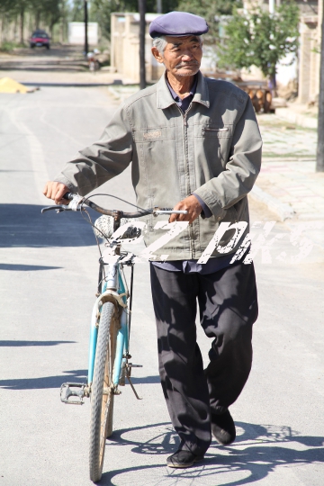 Man and Bicycle