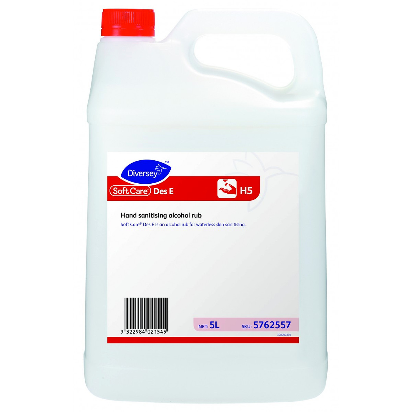 Diversey Soft Care Des E Hand Sanitising Alcohol Rub 5L