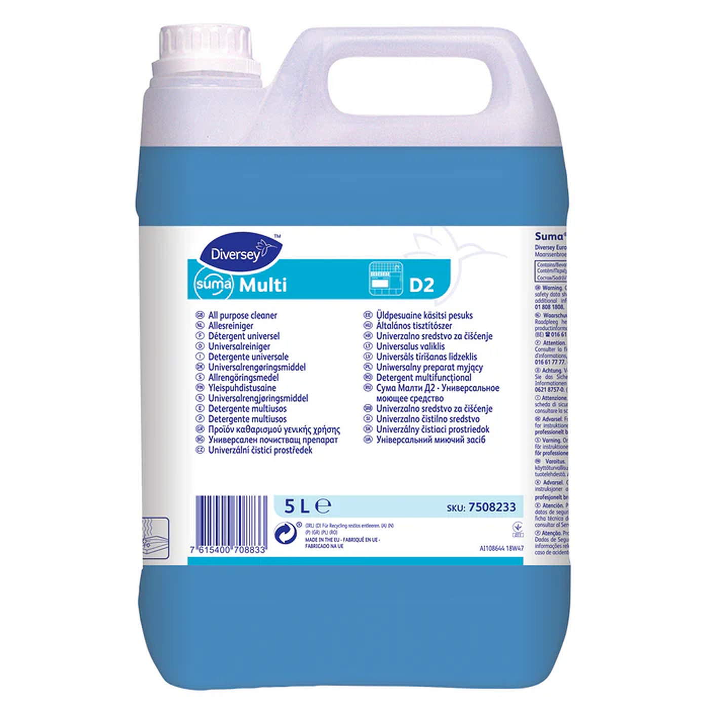 Diversey Suma Multi D2 All Purpose Cleaner 5L
