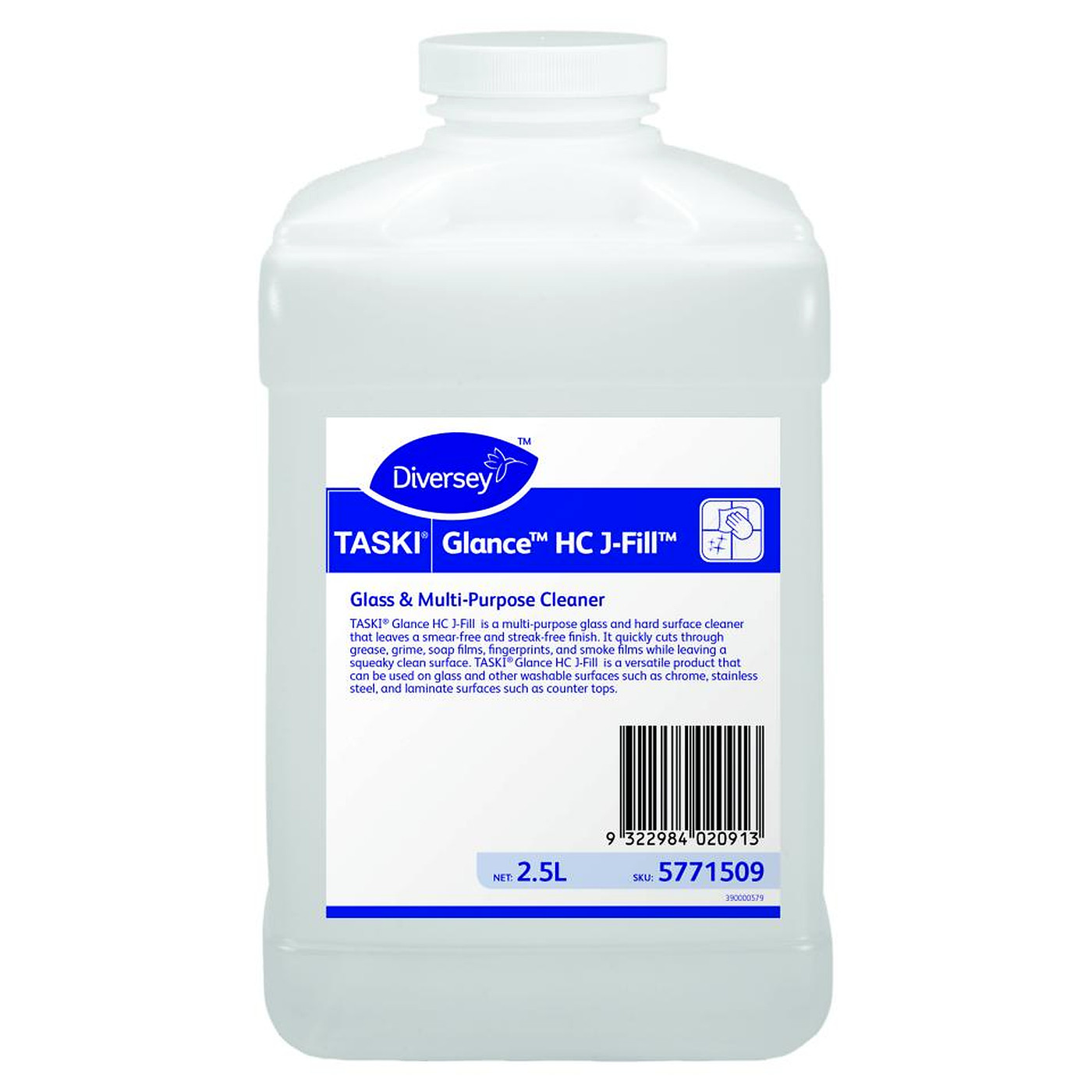 Diversey TASKI Glance Glass & Multi-Purpose Cleaner 5L