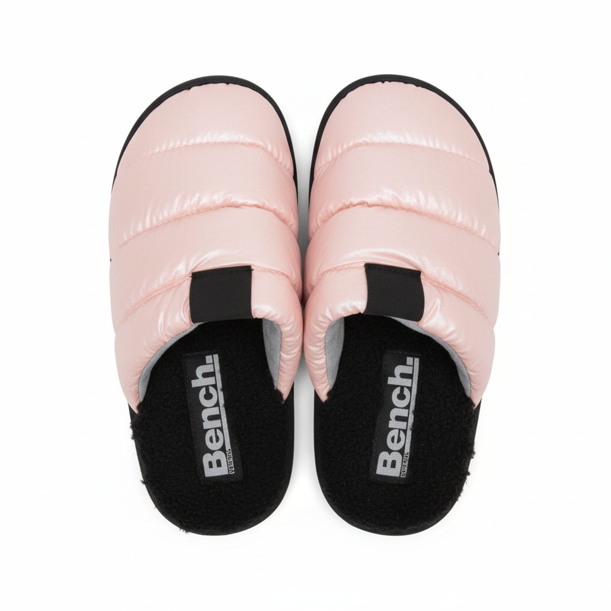 Bench. Iridescent Pink Quilted Slippers - Cozy Winter Essentials