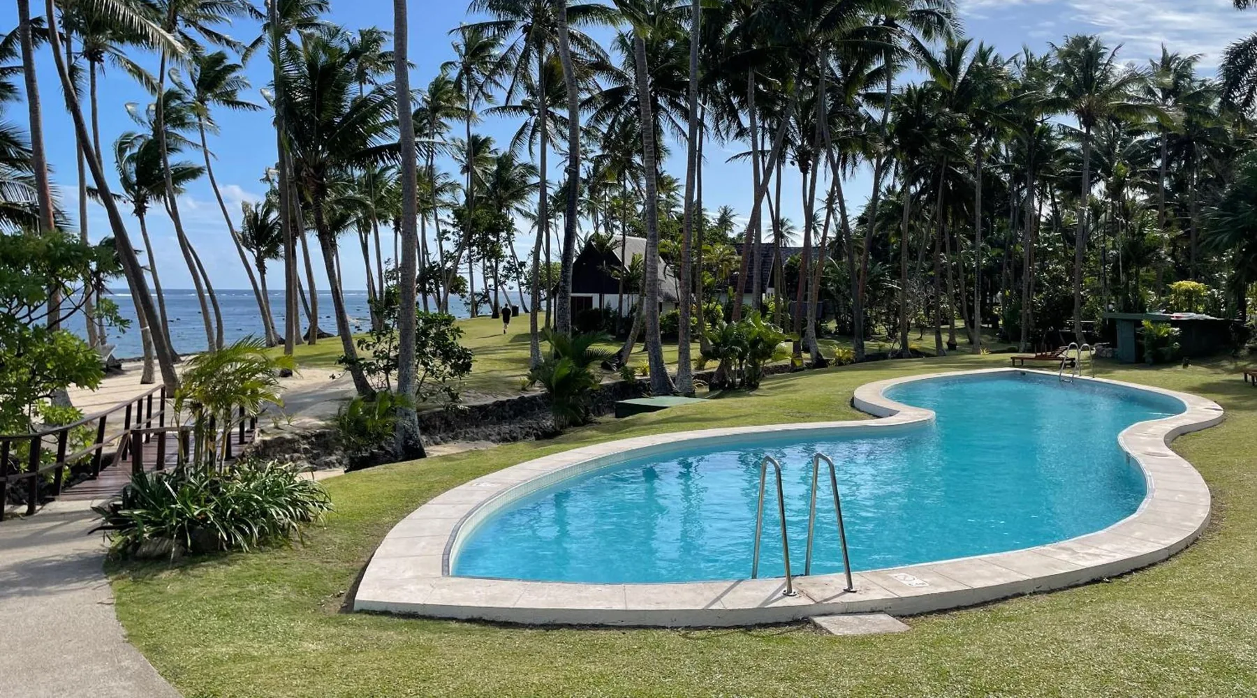 Fiji resort coastline
