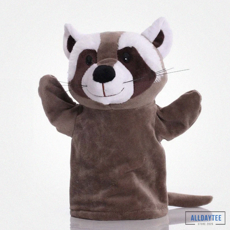 Alldaytee - Featured Product - 25Cm Animal Hand Puppet Cartoon Plush Toys Baby Educational Animal Hand Puppets Pretend Telling Story Doll Toy For Children Kid Alx