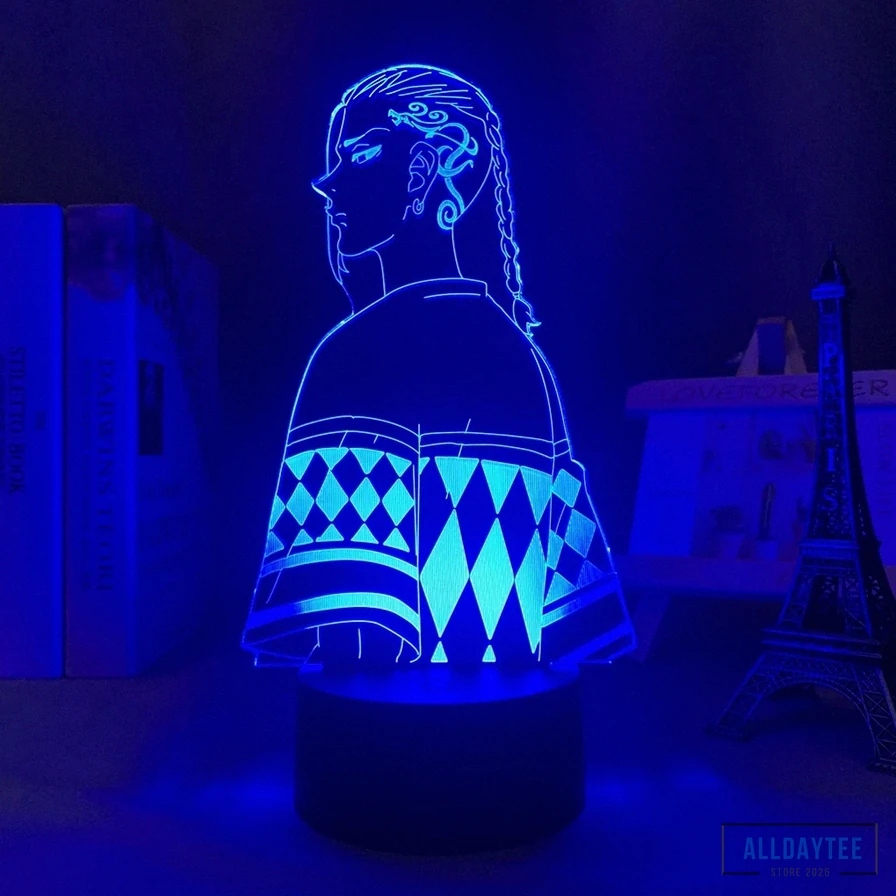 Alldaytee - Featured Product - Tokyo Revengers Draken Led Lamp For Child Bedroom Decor Night Light Birthday Gift Room Table Anime 3D Light Tokyo Revengers Alx