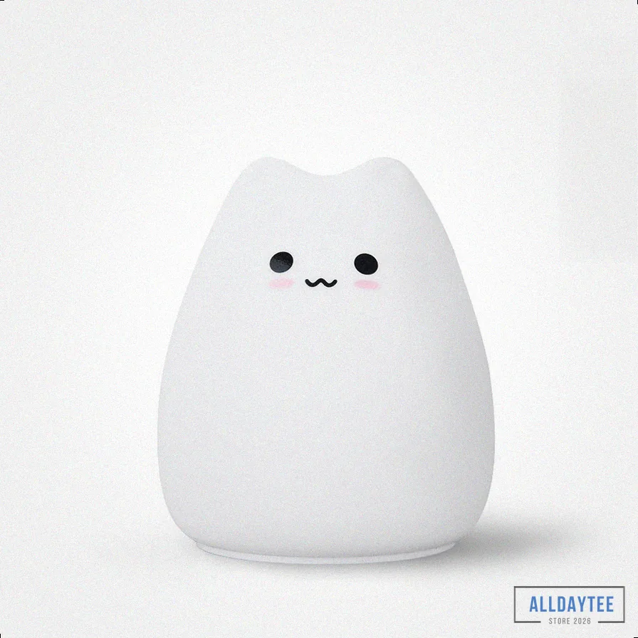 Alldaytee - Featured Product - Colorful Animal Silicone Meng Pet Cute And Colorful Light Lamp Night Light Lamp Decoration Room Decor Decoration Room Decor Alx