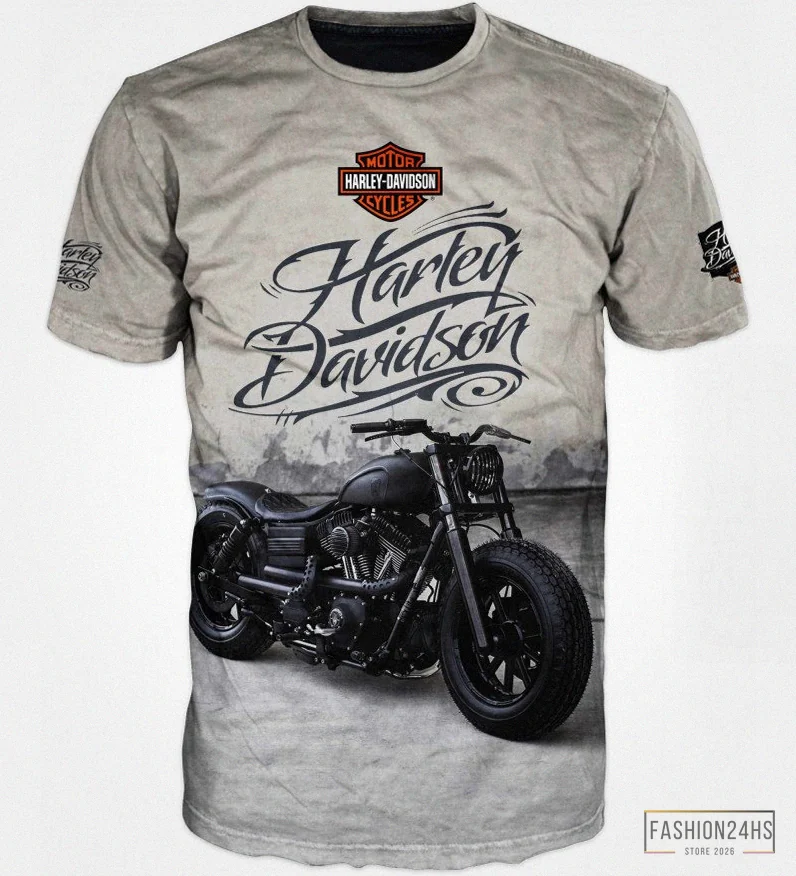 Fashion24Hs - Graphic Tee - New T - Shirt Harley Davidson Motorstyle Size: S - 5Xl 4014