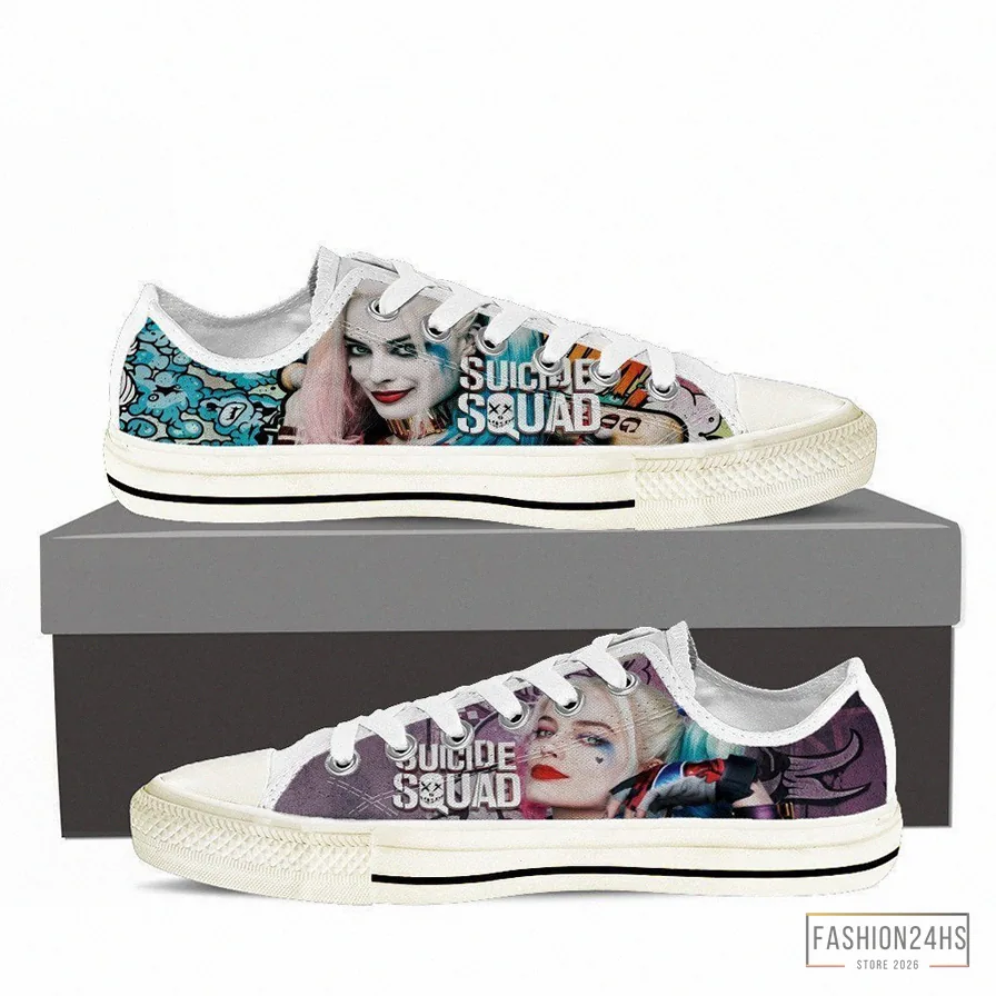 Fashion24Hs - Custom Sneakers - Harley Quinn Mens Low Cut Sneakers