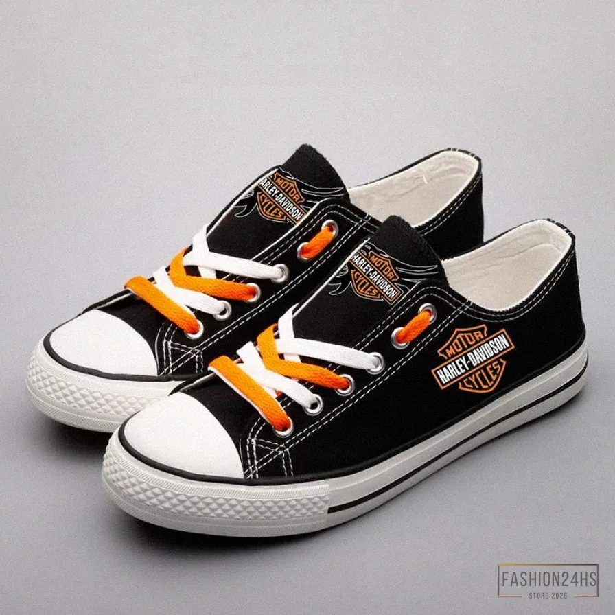 Fashion24Hs - Lightweight Shoes - Harley Davidson Shoes Womens Low Top Lace
