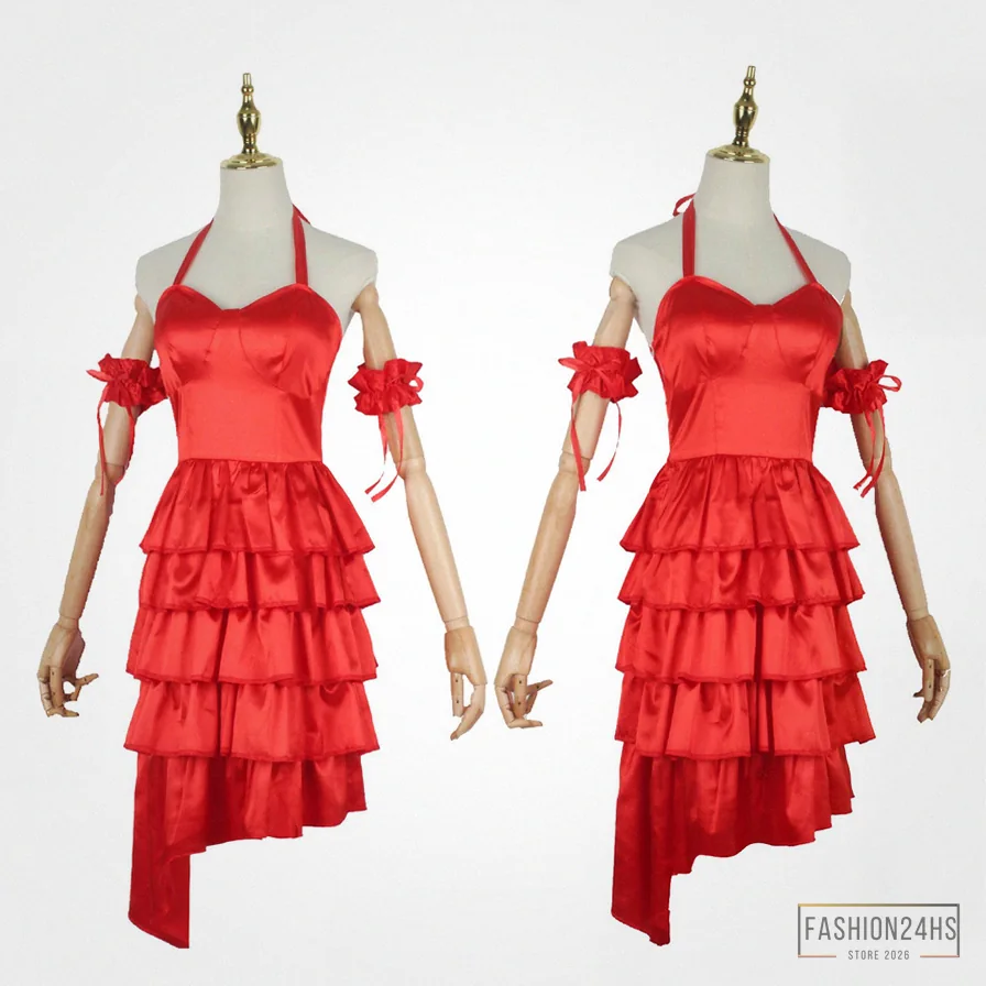 Fashion24Hs - Featured Product - Hot New Movie The Harley Suicide Quinn Squad Red Dress For Women Girl Halloween Party Cosplay Costume Stage Performance Alx