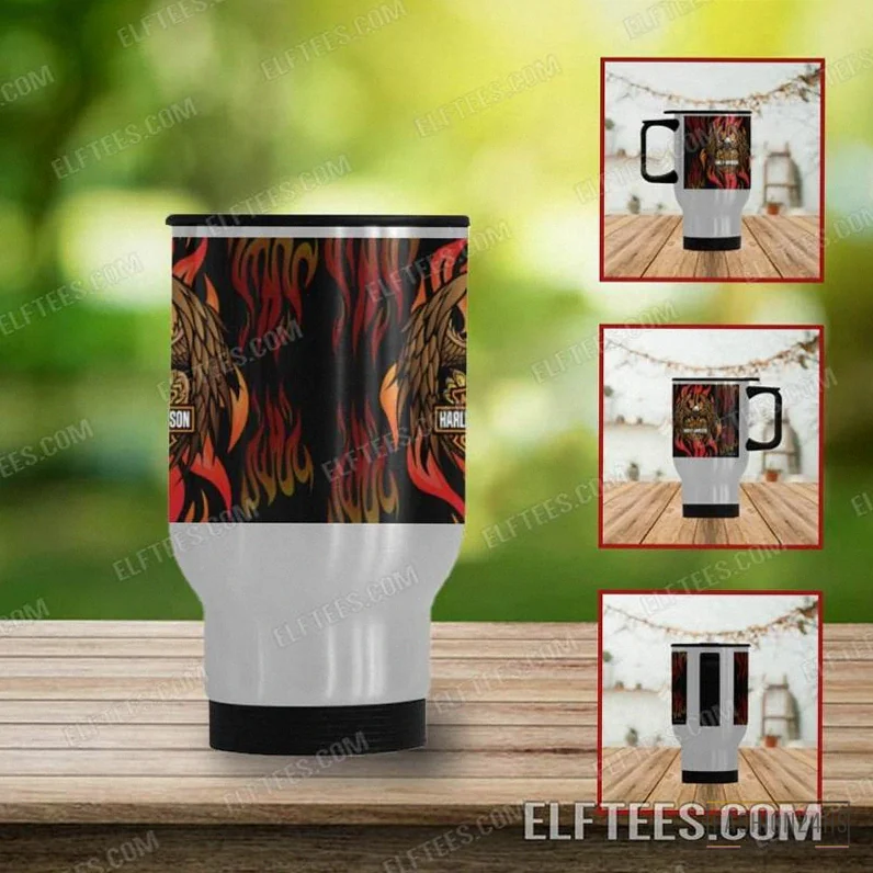 Fashion24Hs - Funny Mug - Custom Printed Davidson Biker Fans Travel Mug - Mhd01