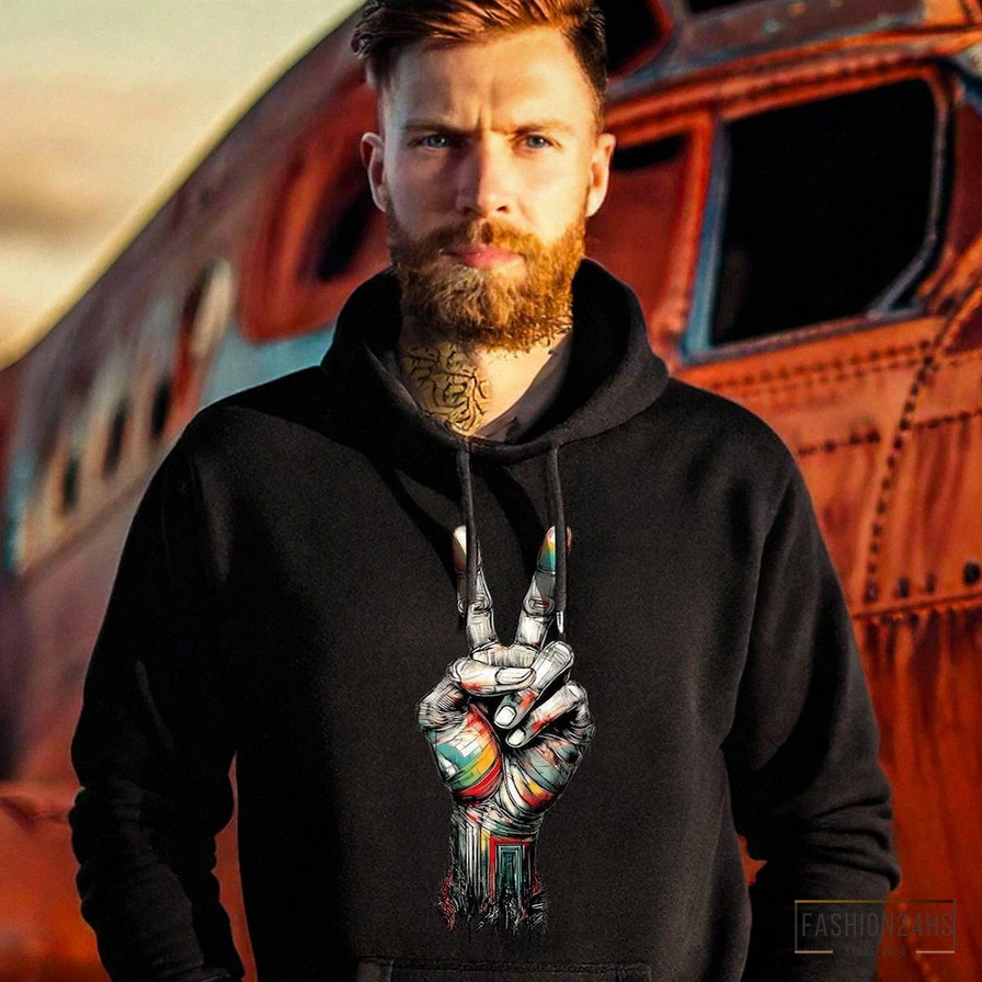 Fashion24Hs - Printed Hoodie - Road Style Hoodie - Road Trip Hoodie - Harley Davidson - Hoodies For Women - Hoodies Trendy - Hoodies For Men - Ladies Hoodie - Unisex Hoodie.