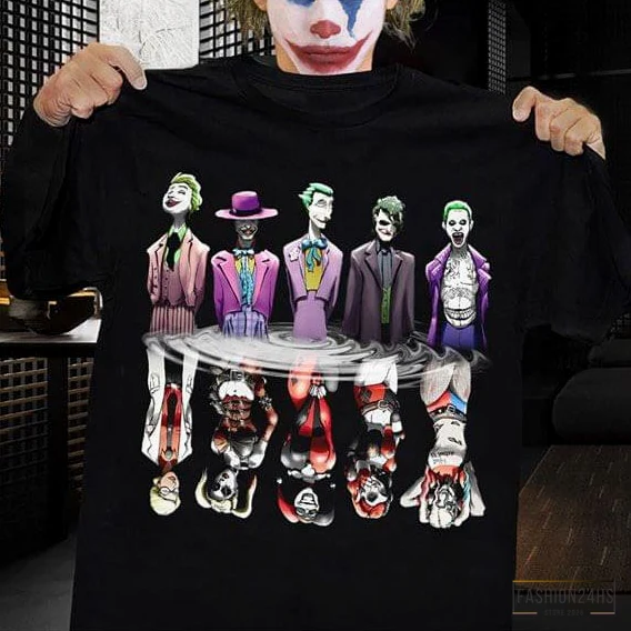 Fashion24Hs - Printed Hoodie - Joker And Harley Quinn Dc Comics T Shirt Hoodie Sweater