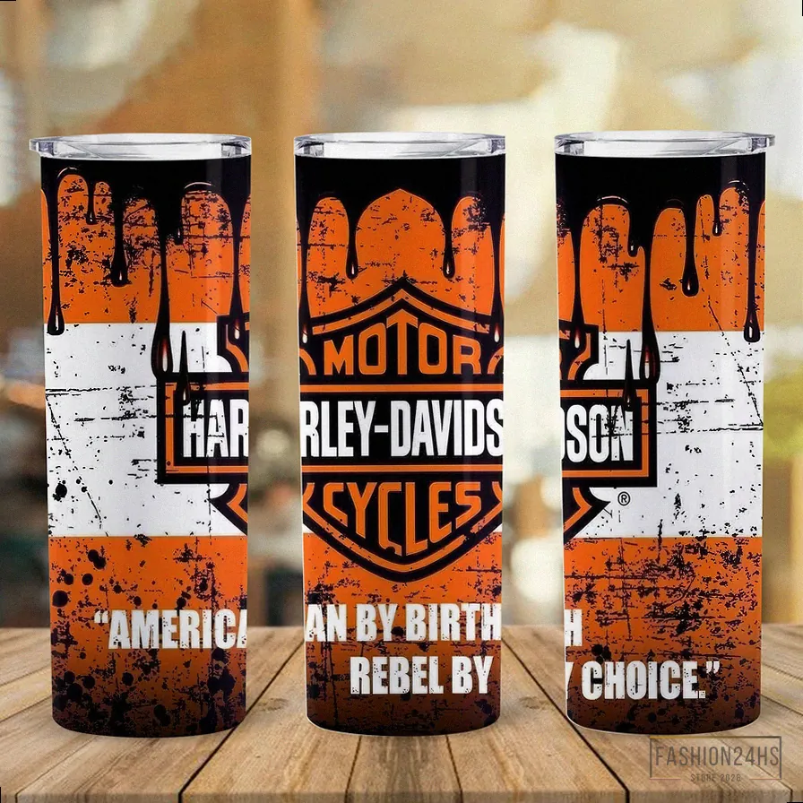 Fashion24Hs - Insulated Tumbler - Premium Harley Davidson Tumbler Na 220101