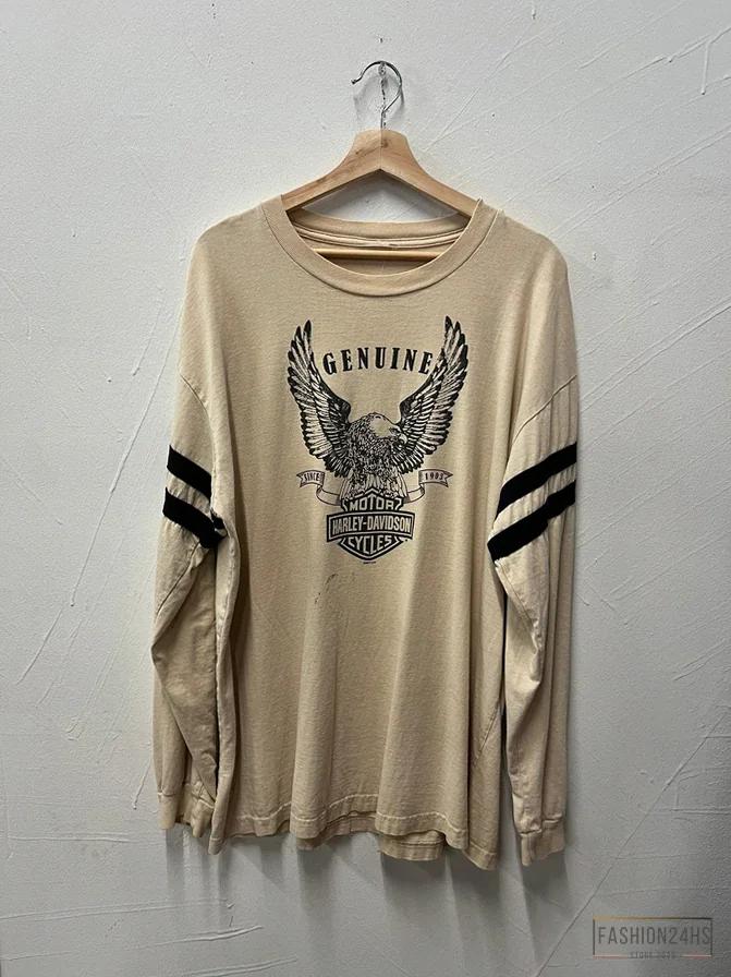 Fashion24Hs - Comfortable Long Sleeve - Harley Davidson Longsleeve Tee