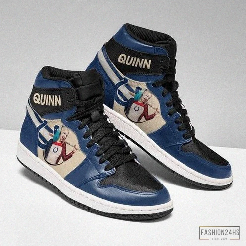 Fashion24Hs - Custom Sneakers - Harley Quinn Indianapolis Colts Jordan Sneakers High Top Shoes Air Jordan High Sneakers Sport Sneakers