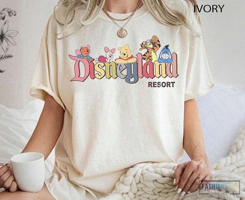 Fashionphes - Graphic Tee - Winnie The Pooh Shirt - Disneyland Resort Shirt - The Pooh And Friends Shirt - Disney Pooh Piglet Eeyore Tigger Shirt - Disney Trip Family Shirt
