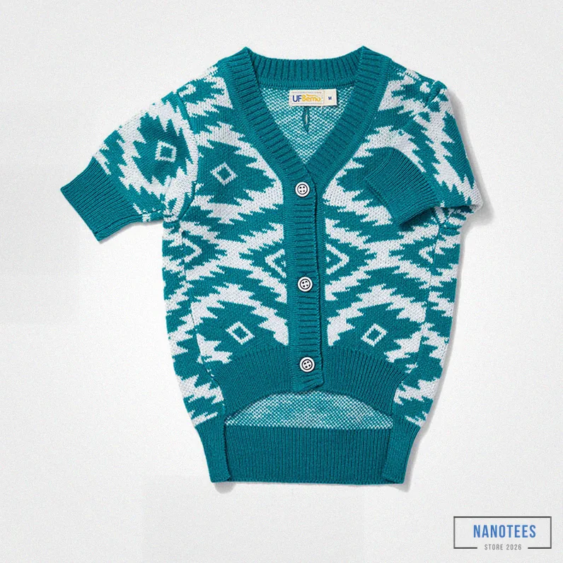 Nanotees - Custom Name Jersey - Ufbemo Knitting Dog Sweater Jersey Dachshund Cat Clothes Christmas Winter Chihuahua Small Large Warm Valentine'S Day Alx