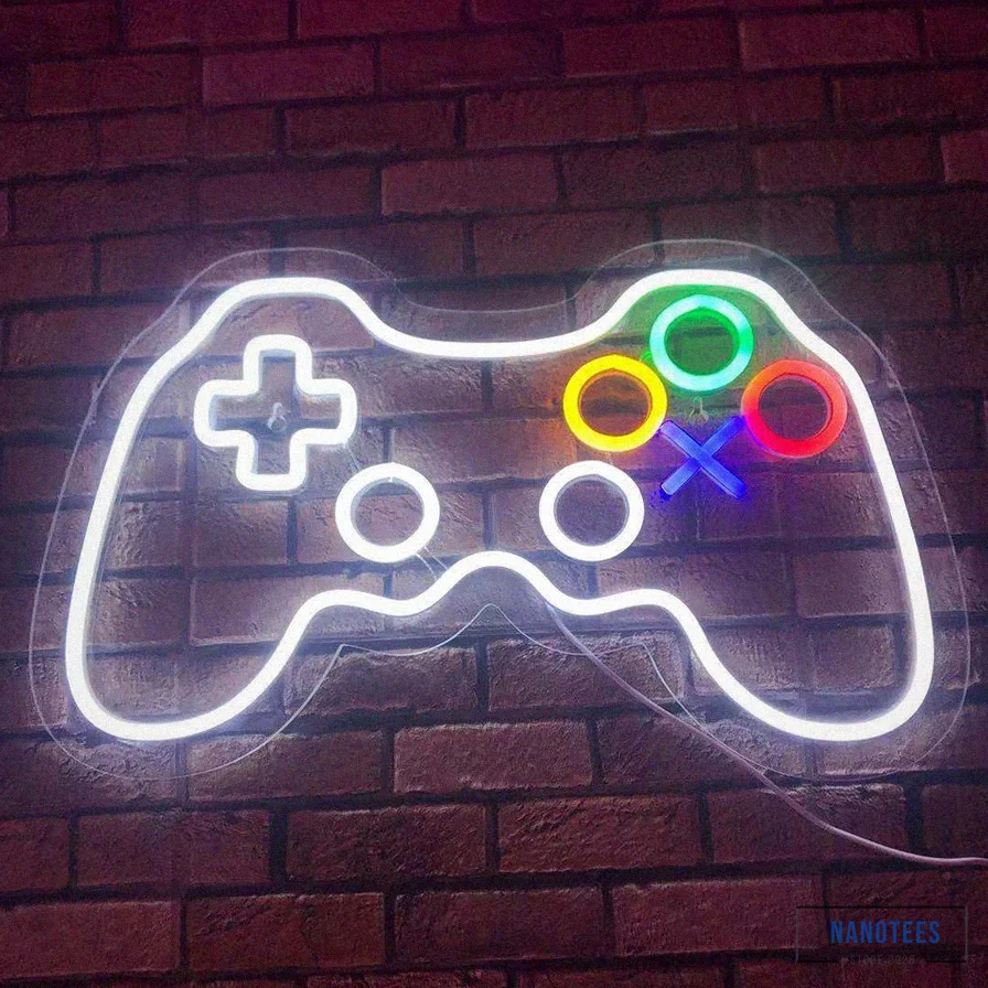 Nanotees - Featured Product - Led Usb Neon Sign Light Wall Hanging Valentine'S Day Wall Lamp Gamepad Led Night Lights For Party Christmas Gift Room Home Alx