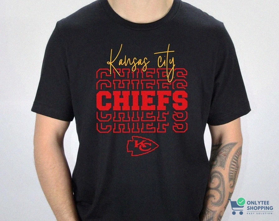 Onlytee - Printed T - Shirt - Kansas City Chiefs Shirt Chiefs T Shirt Kc Chiefs Shirt Mahomes Chiefs Super Bowl Soft Unisex Shirt Funny Shirts Gift Shirts