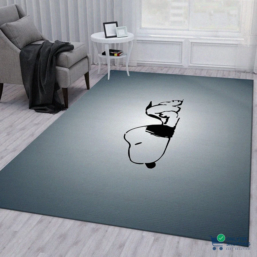 Onlytee - Floor Mat Rug - Snoopy Ver1 Rug Living Room Rug Christmas Gift Decor Area Rug For Living Room Bedroom Rug Home Decor