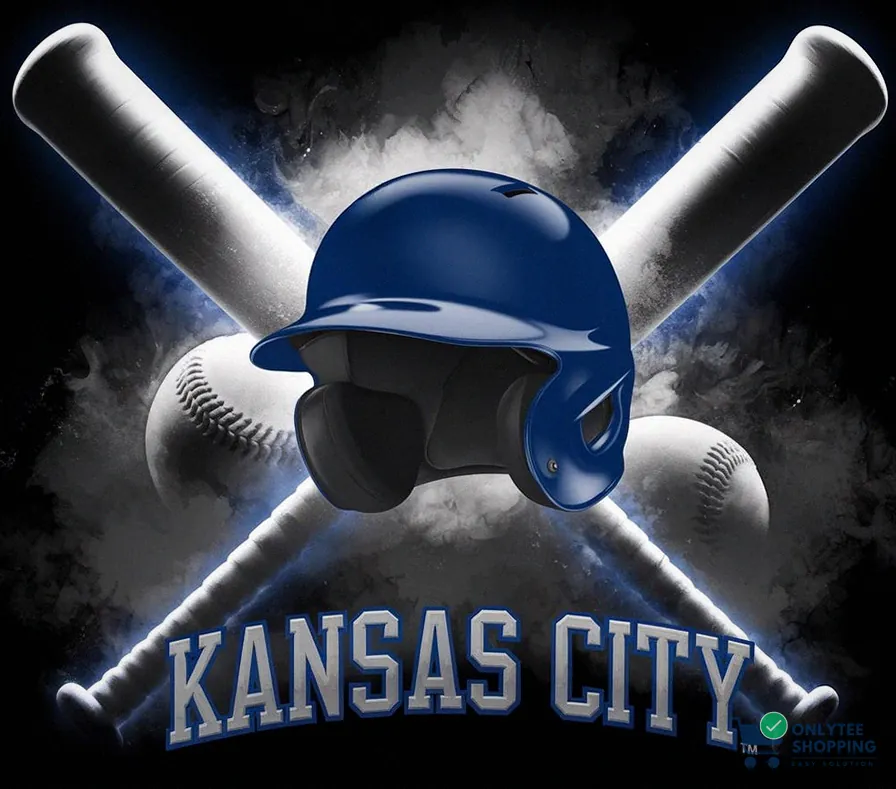 Onlytee - Insulated Tumbler - Kansas City Baseball 20Oz Skinny Tumbler Wrap Png - Sport 20Oz Tumbler Png - Mascot Sublimation Tumbler Png Digital Download