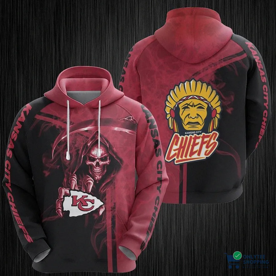 Onlytee - Custom Hoodie - Kansas City Chiefs 3D Hoodie Hoodie