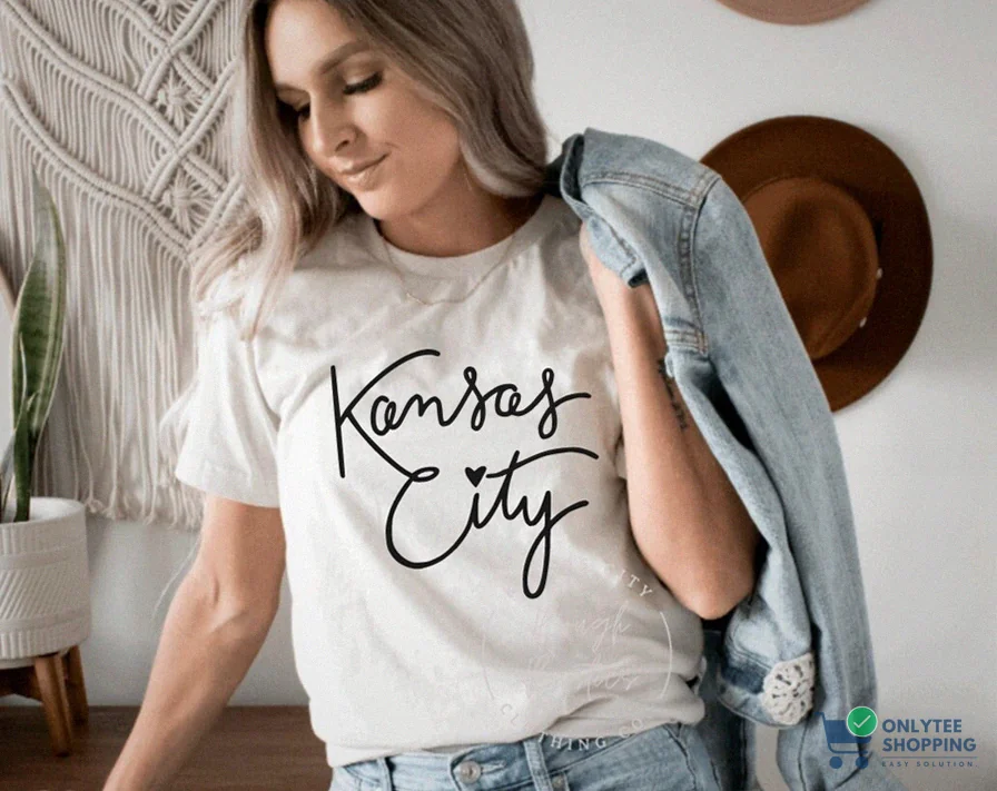 Onlytee - Printed T - Shirt - Kansas City Adult Unisex T Shirt Chiefs Shirt Kansas City Chiefs Shirt Kansas City Shirt Missouri Shirts