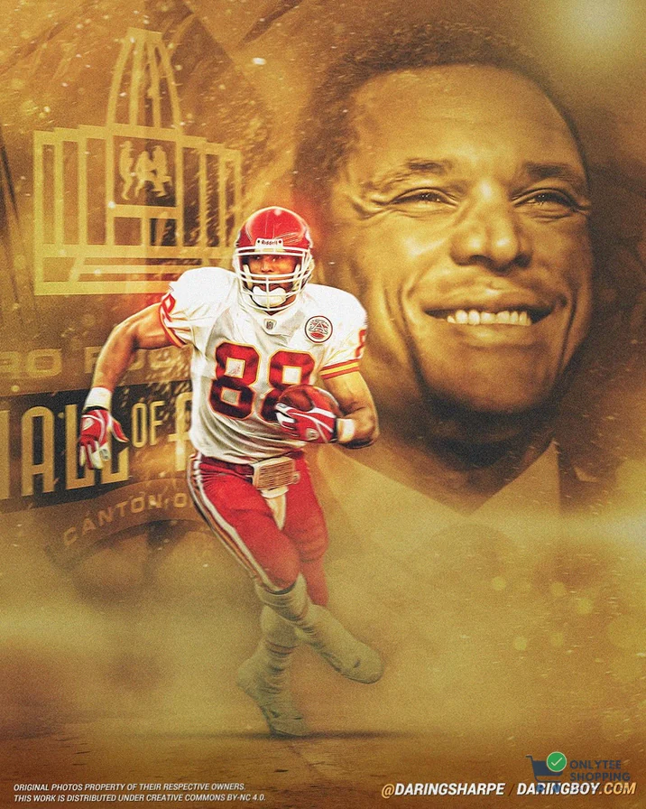 Onlytee - Wall Art Poster - Kansas City Chiefs Tony Gonzalez #88 Poster For Fans Poster Canvas