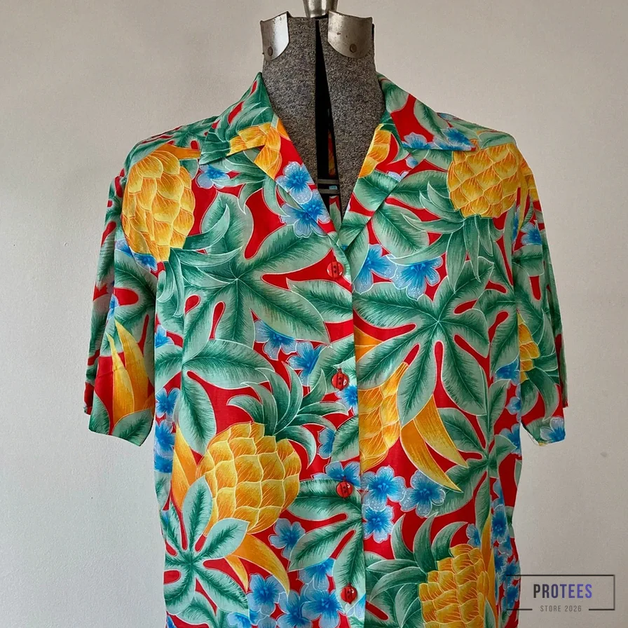 Protees - Printed T - Shirt - Vintage 1970S Hawaiian Shirt