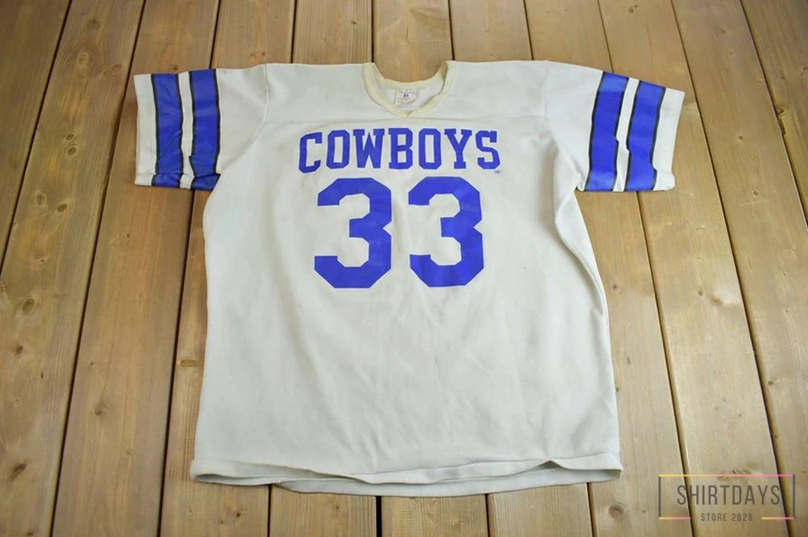 Shirtdays - Custom Name Jersey - Vintage 1970S Dallas Cowboys Nfl Jersey Shirt / Made In Usa / True Vintage / 70S Nfl Jersey / Vintage Jersey / Rawlings