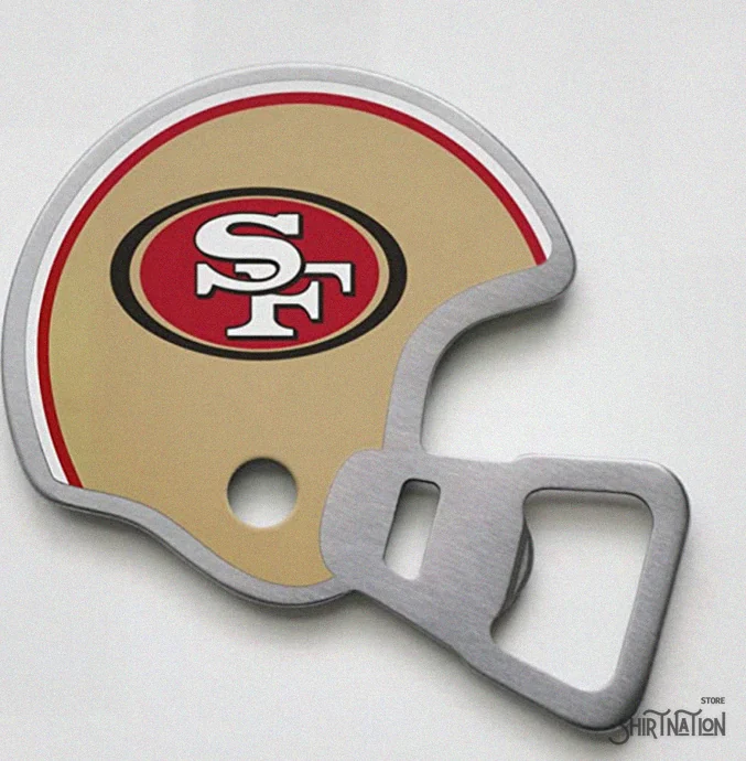 Shirtnation - Featured Product - Sf 49Ers Helmet Magnet Bottle Opener