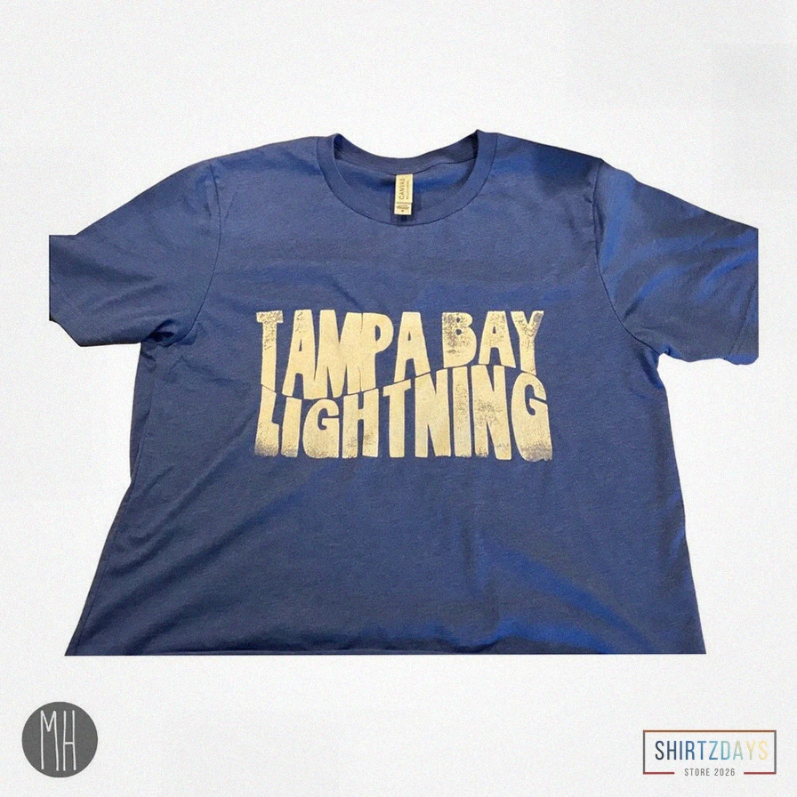 Shirtzdays - Printed T - Shirt - Retro Tampa Bay Lightning T