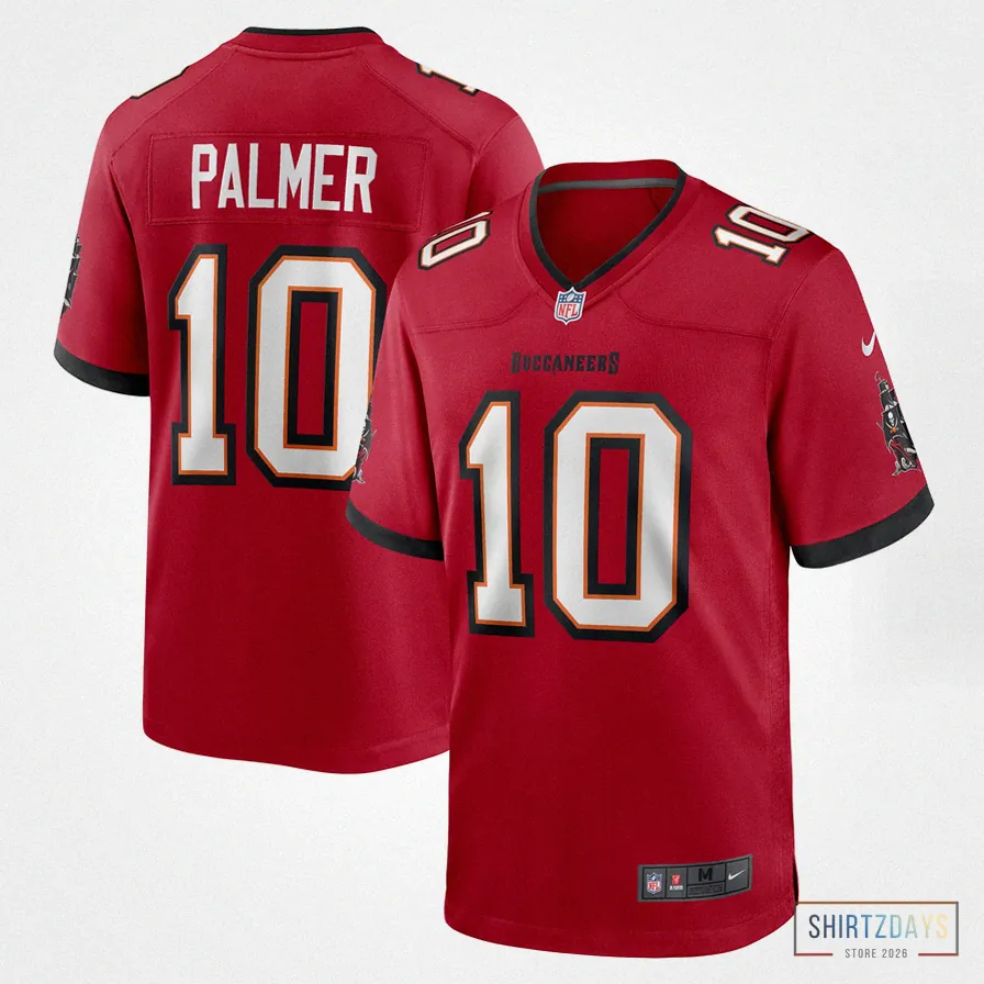 Shirtzdays - Custom Name Jersey - Men'S Tampa Bay Buccaneers Trey Palmer Red Game Jersey