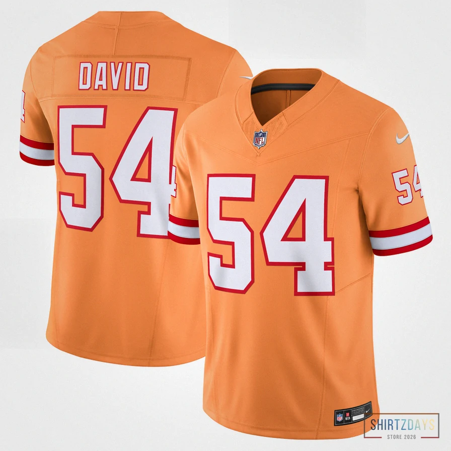 Shirtzdays - Custom Name Jersey - Men'S Tampa Bay Buccaneers Lavonte David Orange Vapor F.U.S.E. Limited Jersey