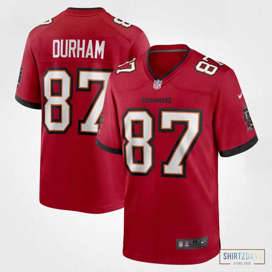 Shirtzdays - Custom Name Jersey - Men'S Tampa Bay Buccaneers Payne Durham Red Game Jersey
