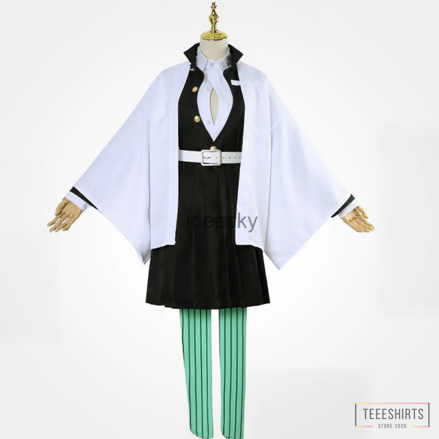 Teeeshirts - Featured Product - Kids Child Women Adult Kanroji Mitsuri Costume Anime Demon Slayer Kimetsu No Yaiba Nezuko Mitsuri Kanroji Cosplay Wig Kisatsutai Alx