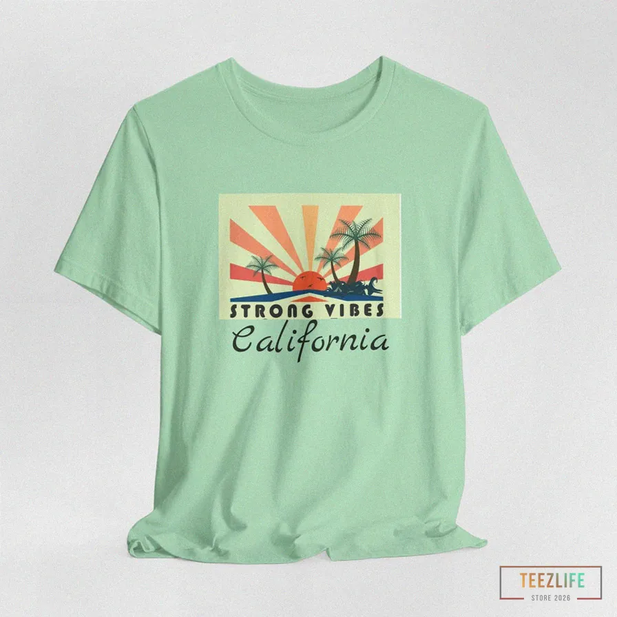 Teezlife - Graphic Tee - Show Your Support: California Strong Wildfire Relief T - Shirt - Aid Wildfire Recovery - Charity Apparel - Los Angeles Wildfire Support