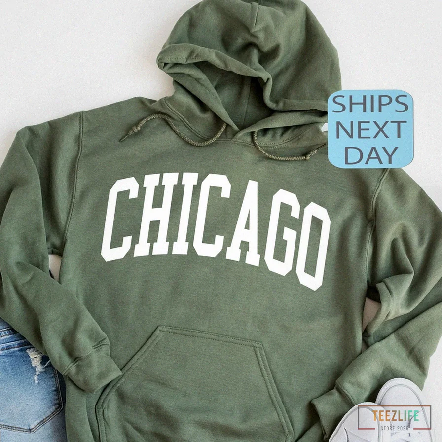 Teezlife - Printed Crewneck - Custom Chicago Hoodie - Custom Sweatshirts - Boston Sweatshirt - New York Lover Sweatshirt - Los Angeles Hoodie - Christmas Gift - Seattle Hoodies