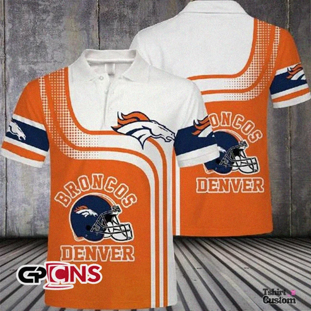 Tshirtcustom - Graphic Tee - Denver Broncos Casual Polo Shirt