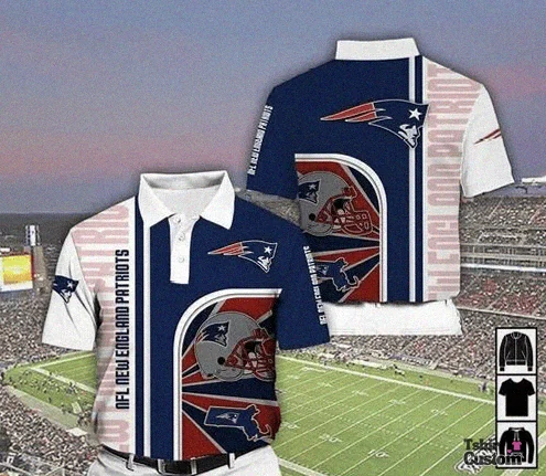 Tshirtcustom - Graphic Tee - Mens & Womens New England Patriots Sports - Team For Patriots Fan Polo 3D All Over Print Polo Shirt