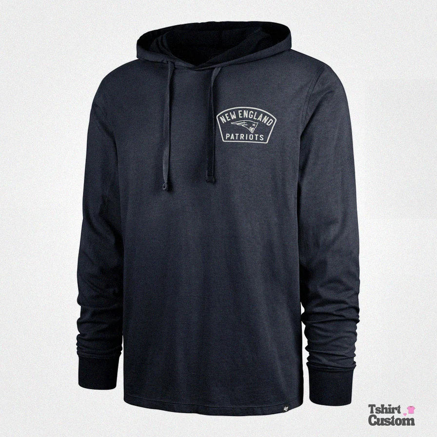 Tshirtcustom - Custom Name Jersey - New England Patriots Dusted Overhand '47 River Jersey Hood X Trending 2024 X Decanow