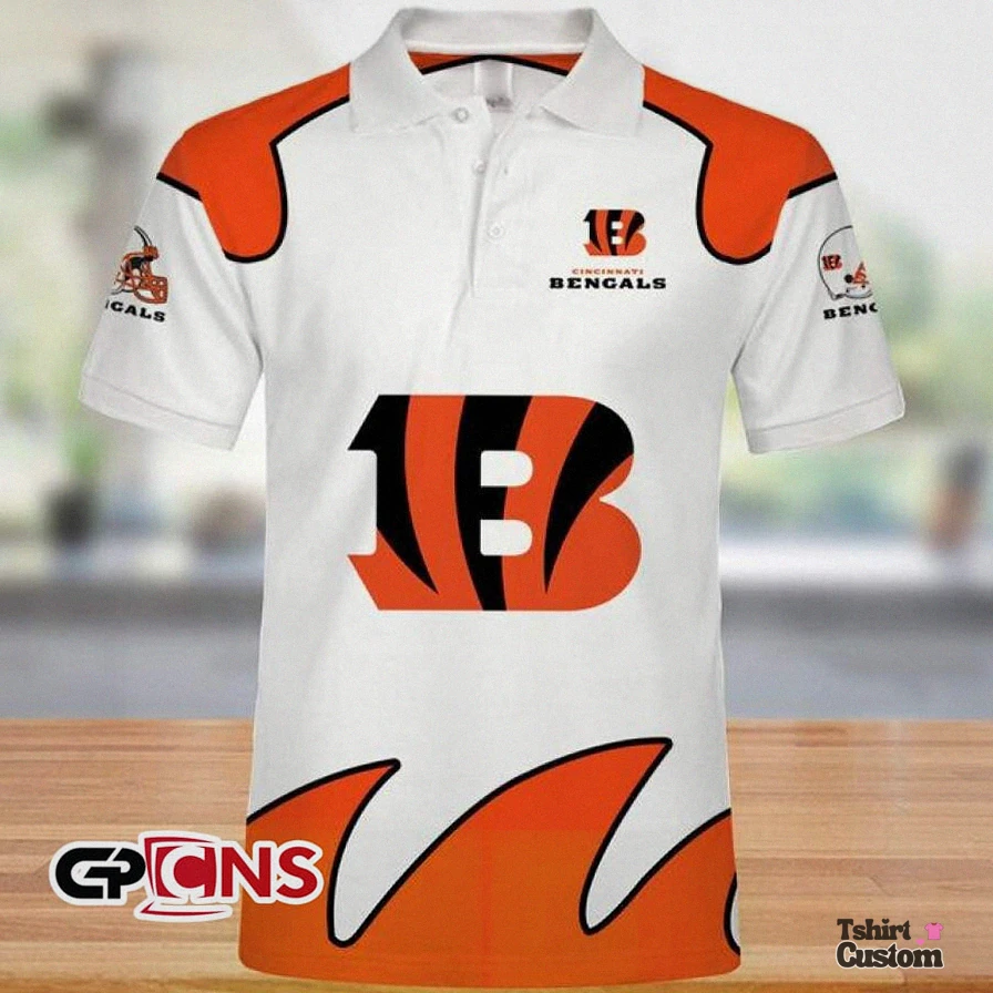 Tshirtcustom - Graphic Tee - Cincinnati Bengals Polo Shirt