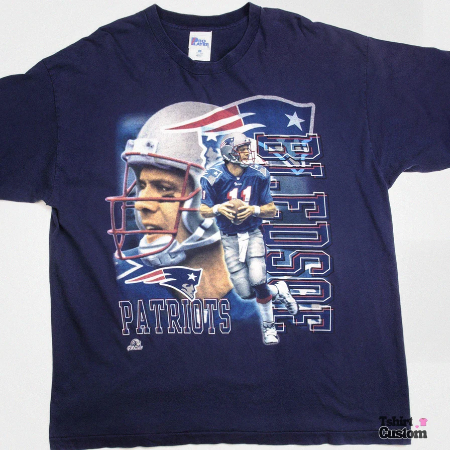 Tshirtcustom - Featured Product - Camiseta Vintage De Drew Bledsoe De Los New England Patriots De La Nfl