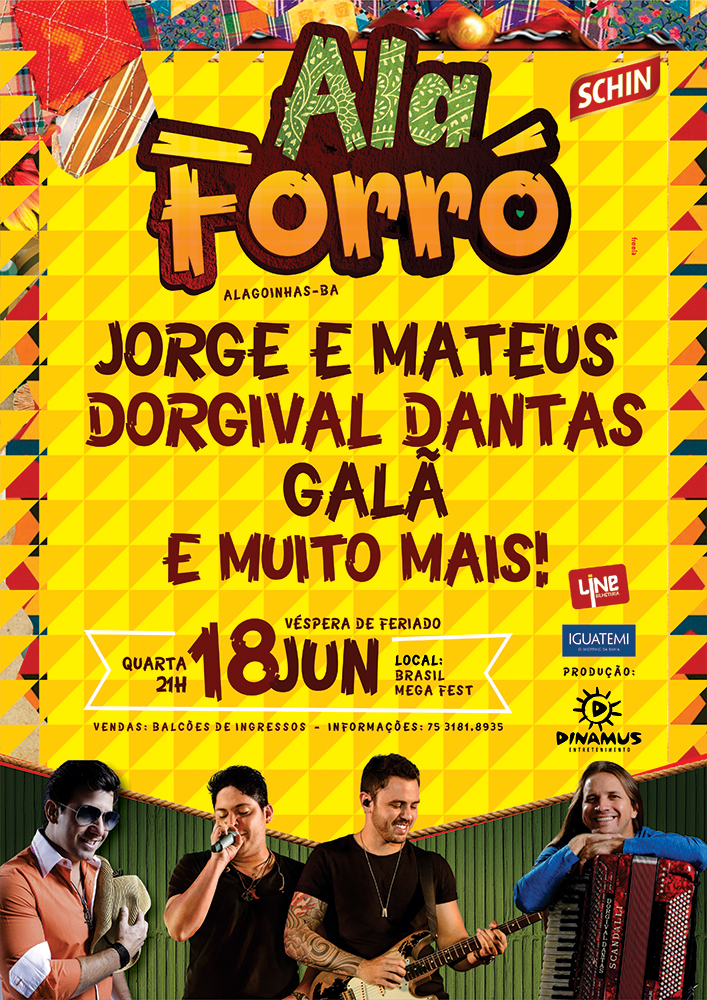 ALA FORRÓ - CARTAZ A3