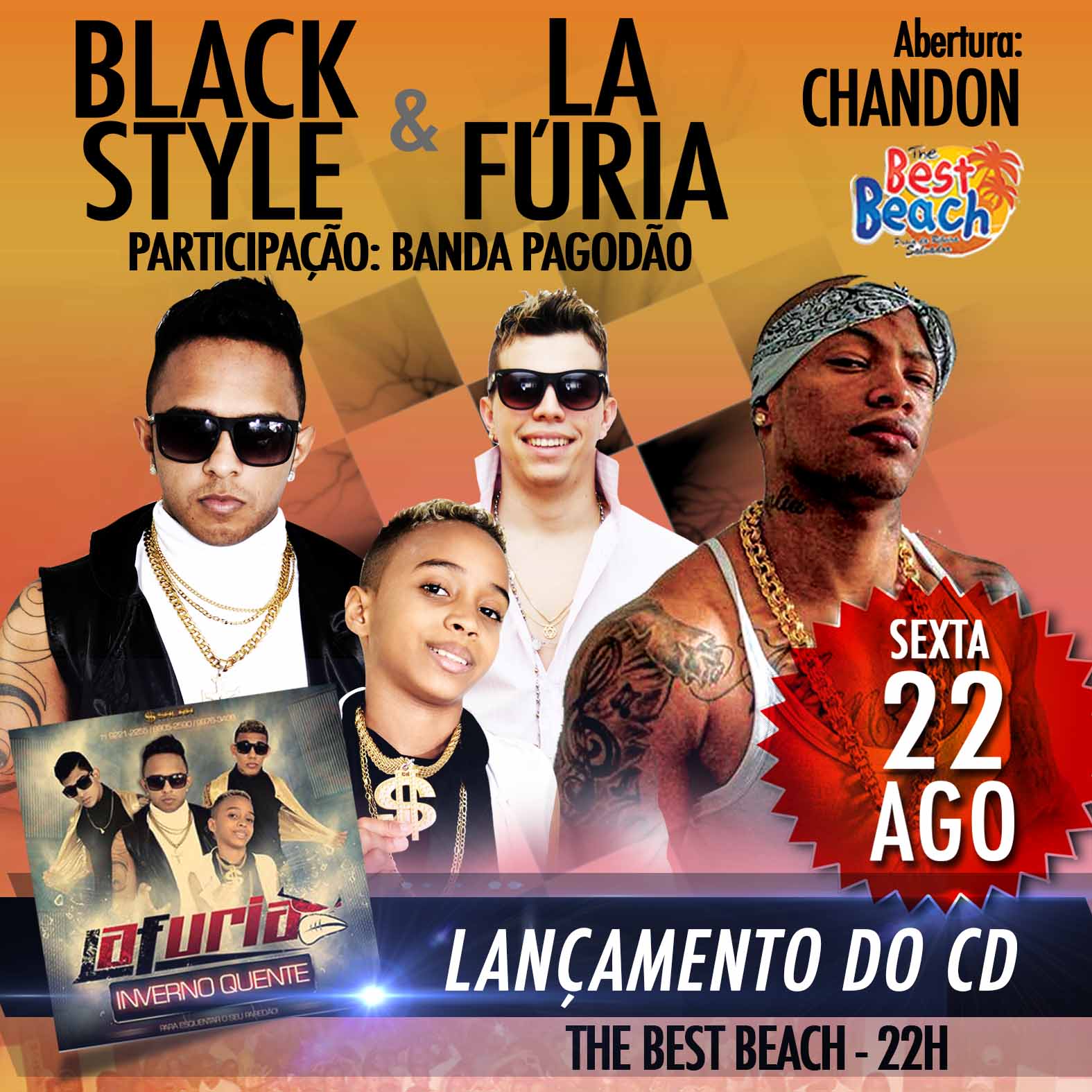 MELHOR SEXTA 22 AGOS - LANCAMENTO CD