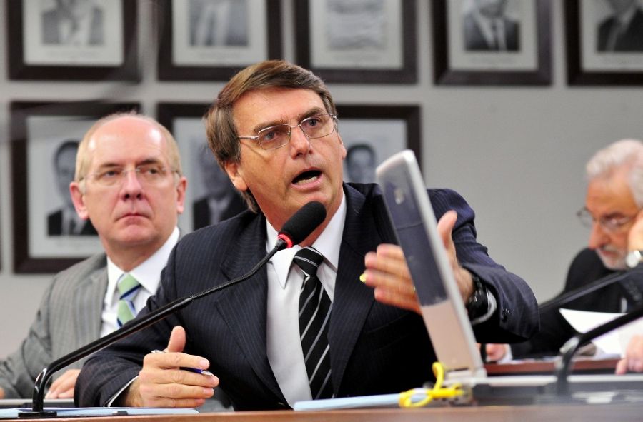 O deputado Jair Bolsonaro participou do quadro "O Povo Quer Saber", do CQC