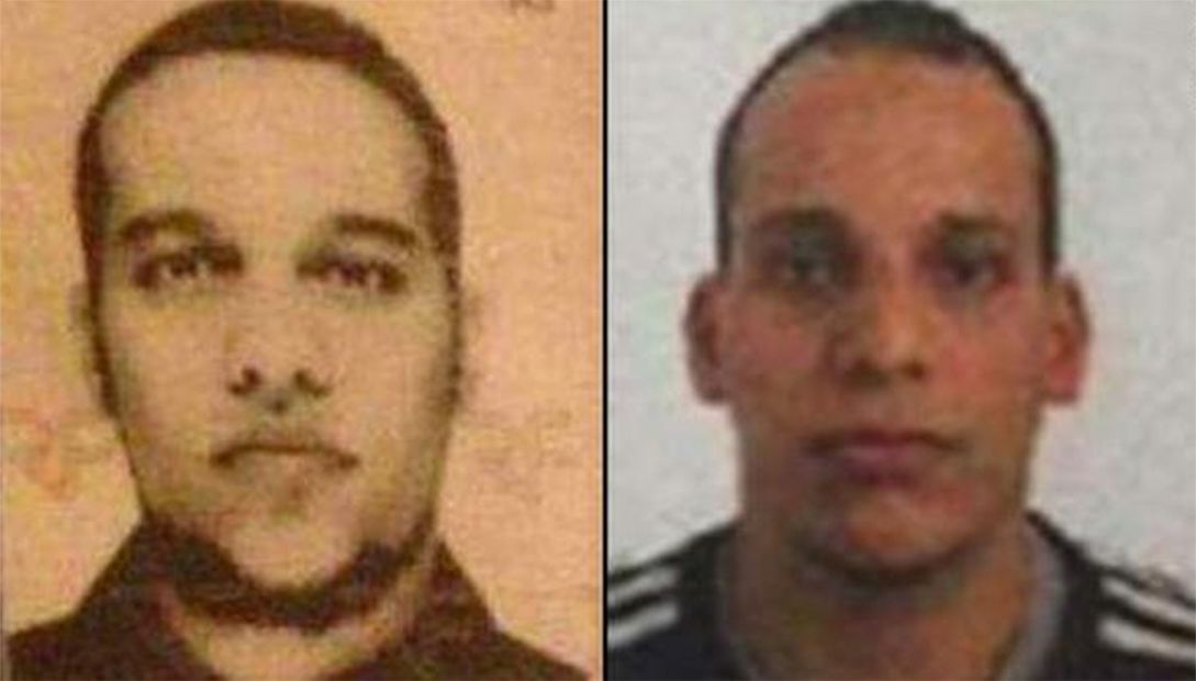 Said Kouachi (esq.) e Chérif Kouachi em foto divulgada pela polícia francesa
