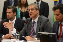 Brasília -O presidente da comissão especial que vai analisar a denúncia apresentada à Câmara dos Deputados contra a presidente Dilma Rousseff por crime de responsabilidade, Rogério Rosso fala durante a instalação da comissão (Fabio Rodrigues Pozzebom/Agência Brasil)