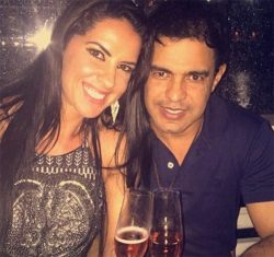 Zezé estava no local com a namorada